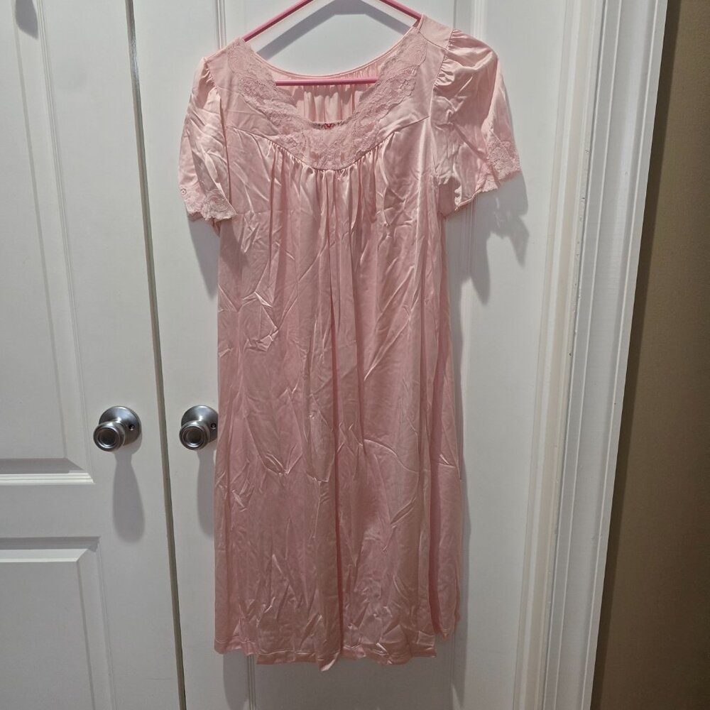 Vintage Shadowline Mid-Length Gown